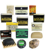 Beauty Soaps, Natural, African Black Soap - Set of 12 - $108.00