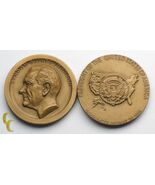 Medallic Art Co Lyndon Johnson Presidential Inauguration Medal 2 piece l... - $608.47 MXN