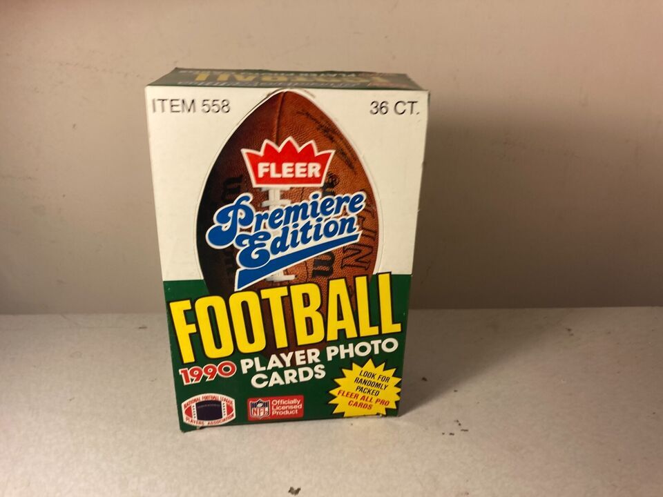 NOS 1990 Fleer Football Pack Box 36 packs - £15.72 GBP