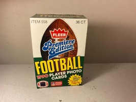 NOS 1990 Fleer Football Pack Box 36 packs - $19.99