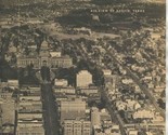 The Driskill Hotel Luncheon Menu Air View of Austin Texas Cover 1943 - $87.12