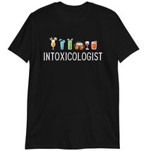 Funny Bartender Gift T-Shirt, Intoxicologist Shirt Dark Heather - £15.34 GBP+