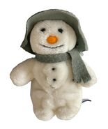 Vintage Eden Toys Snowman Plush 1985 Korea Stuffed Animal Winter Christm... - $16.20