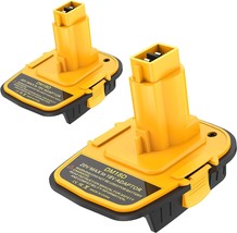 2 Packs Dm18D Battery Adapter Converter With Usb Port For Dewalt 18V Tools, - $37.96