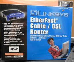 Cisco-Linksys BEFSR11-V2 Cable/DSL Router  NEW SEALED !! - $9.65