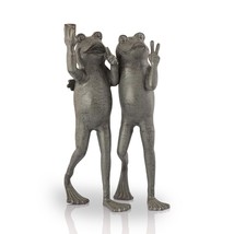 SPI Home Selfie Frog Friends Cast Aluminum Garden Sculpture 21.5 Inches High - £188.46 GBP