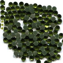 720 Rhinestones 3mm 10ss PERIDOT color Hot Fix 5 Gross - £5.45 GBP