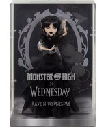 Monster High Wednesday Doll Rave’N Wednesday Collectible in Black Gothic... - €76,44 EUR