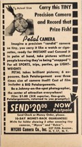 1949 Novelty Print Ad Tiny Precision Petal Cameras Mycro Co. New York,NY - £6.40 GBP