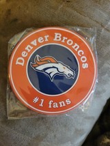 Denver Broncos #1 Fans Drink Coaster  - $5.44