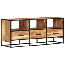 TV Cabinet Natural wood, Black - $3,380.18 MXN