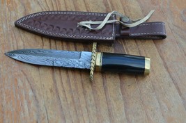 VINTAGE damascus handmade hunting knife From The Eagle Collection 1360 - £154.88 GBP
