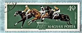 Used Hungary Postage Stamp (1961) Hurdle Jumping- Scott # 1407 - £6.22 GBP