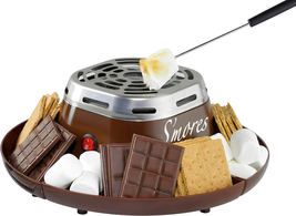 Tabletop Indoor Electric S&#39;Mores Maker Kit Marshmallow Roasting Sticks T... - £28.82 GBP