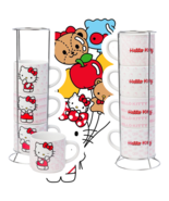 Sanrio Hello Kitty 4pc Ceramic Mug Set - Stackable &amp; Microwave Safe #Kit... - $34.00