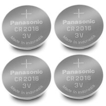 Panasonic CR2016-4 CR2016 3V Lithium Coin Battery (Pack of 4) - £6.28 GBP