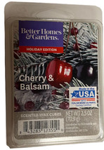 Better Homes &amp; Gardens Holiday Edition Cherry &amp; Balsam Scented Wax Cubes 2.5oz - £6.24 GBP