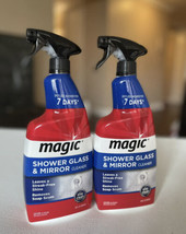 New Set Of 2 MAGIC Shower Glass &amp; Mirror Cleaner Trigger, 28 fl oz Each - $39.99