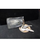 OLD 1960s Natole Motor Co. Dodge Plymouth Dealer Keychain Newport, Vermont  - $19.53