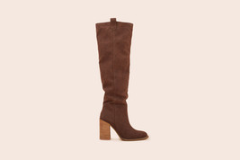 Saint Knee-high boot - Block heel Brown(Wholesale) 12 Pairs - $10,330.05 MXN