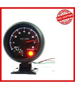 Universal 3.75&quot; Tachometer Gauge with Red Shift Light for Gasoline Engines - $715.68 MXN