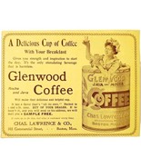 Glenwood Coffee Chas Lawrence 1897 Advertisement Victorian Java Mocha AD... - $368.72 MXN Glenwood Coffee Chas Lawrence 1897 Advertisement Victorian Java Mocha AD... - $368.72 MXN