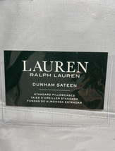 Ralph Lauren Silver Dunham Sateen 300TC 100% Cotton Standard Pillowcases - £27.05 GBP