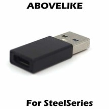 OEM USB-C Type-C to USB Adapter Transform For SteelSeries Mouse Keyboard Headset - £6.97 GBP