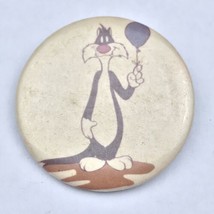 Sylvester The Cat Holding Balloon Vintage Pin Button Pinback - £10.28 GBP