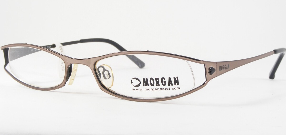 Vintage Morgan 203040-131 Gunmetal Einzigartig Selten Brille 50-18-135mm - $86.43