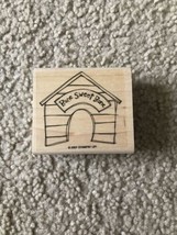 Stampin Up 2007 Doghouse Says Bone Sweet Bone Rubber Stamp - £12.63 GBP