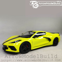 ArrowModelBuild Chevrolet Corvette 2020 (Yellow) Built &amp; Painted 1/24 Mo... - $119.99