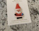 Hallmark &quot;Cookies &amp; Cocoa for Santa&quot; Claus Ornament Christmas Keepsake 2008 - £6.18 GBP