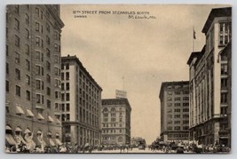 St Louis MO 12th Street From St Charlea North Missouri Postcard P23 - $6.95