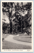 Botanical Garden Rio De Janeiro Brazil UNP Unused WB Postcard M7 - £2.28 GBP