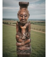 Ndop Wooden King Shyaam aMbul aNgoong Democratic Republic of Congo Zaire... - $1,773.05 MXN