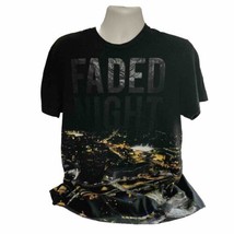 G By Guess Men&#39;s Faded Night City T-Shirt Size XL Black - £17.45 GBP