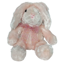 Chosun Pink Easter Bunny Rabbit Spring Pastel Bow Plush Stuffed Animal 10&quot; - $25.74