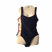 Tommy Hilfiger Women&#39;s Classic Racing Tank Spellout Swimsuit Maillot Size 12 USA - £14.78 GBP