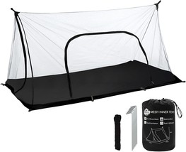 Benvo Trekking Pole Tent Netting Tent Breeze Mesh Inner Tent With Good - £50.96 GBP