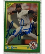 Lee Smith Autographed Signed 1990 Score Baseball Card - Boston Red Sox - $15.00