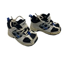 Nike Little Attest Size 4C White Black Blue 317997-041 Baby Child Shoes Sneakers - £9.90 GBP