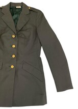 Vintage 1980s U.S. Army Women’s Class A Uniform Jacket 10L Tailored Blazer XS image 4