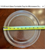 9 5/8&quot; GE Microwave Glass Turntable Plate / Tray WB49X10134 Used Clean! - $29.39
