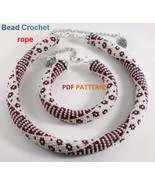 Bead Crochet Rope patterns &quot;Heavenly Lights&quot; Necklace and Bracelet. PDF ... - $6.78 CAD
