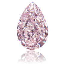 Rare Argyle Diamond 0.16ct Natural Loose Fancy Pink 6P Color Diamond Pear SI2 - £6,264.10 GBP