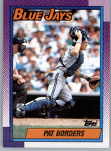 1990 Topps 191 Pat Borders  Toronto Blue Jays - £0.77 GBP