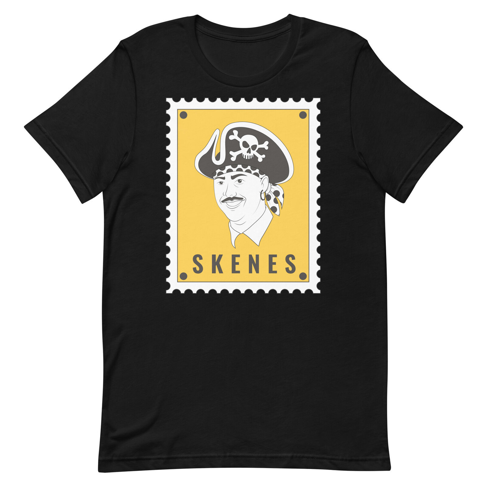 PAUL SKENES Buccaneer T-SHIRT Pittsburgh Baseball Star Cartoon Graphic Tee PGH