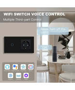 Smart Touch Light Switches 110V - Voice Controlled via Tuya Smart Life G... - £19.40 GBP+