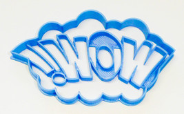 6x Wow Sign Quote Fondant Cutter Cupcake Topper 1.75 IN USA FD3201 - £6.28 GBP